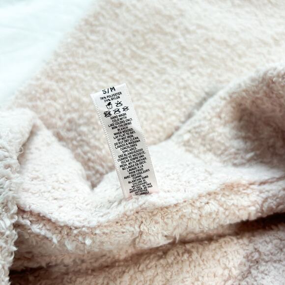 SKIMS Cozy Knit Wide Leg Lounge Pants Dusk Pink Size S/M - Picture 5 of 7